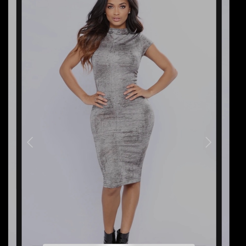 Brown/Black Dress